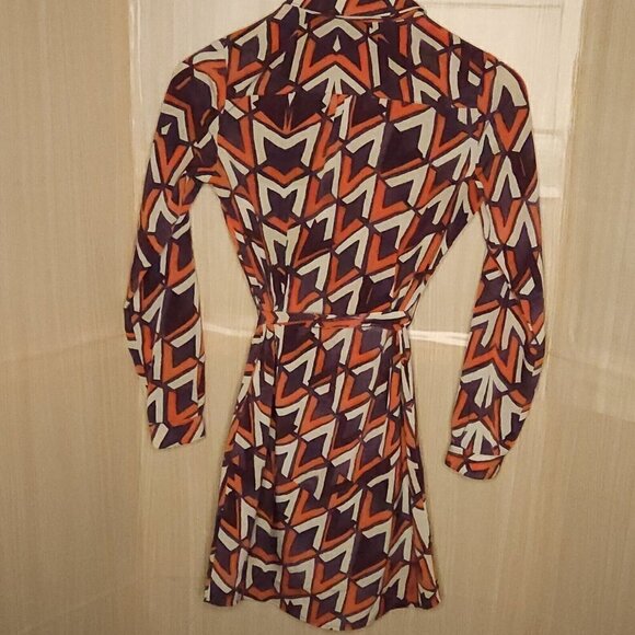 Outback Red Womens Red Geometric Shirt Dress XS - Picture 2 of 5